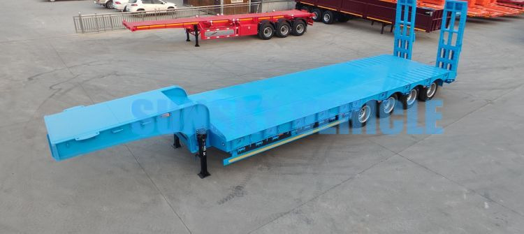 Semirremolque góndola rebajadas para transporte de equipos pesados nuevo SUNSKY 3-Axle 30Ton lowbed semi-trailer: foto 7