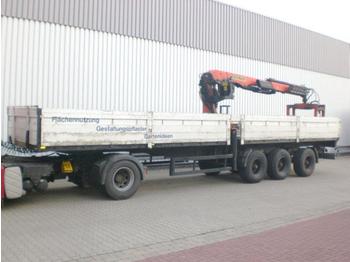 Schmidt SP 35,5/E/12,5 SCHMIDT, HAGEN SP 35,5/E/12,5 mit Kran Palfinger PK 16000L - Semirremolque