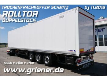 Semirremolque caja cerrada Schmitz Cargobull SKO 24 / ROLLTOR / DOPPELSTOCK / LASI / 2,70: foto 1