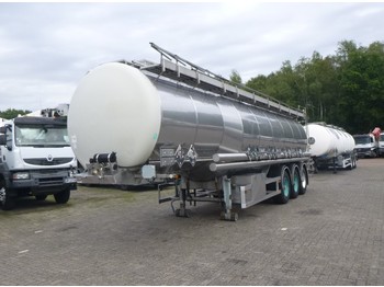Dijkstra Chemical tank inox 37.5 m3 / 5 comp - Semirremolque cisterna