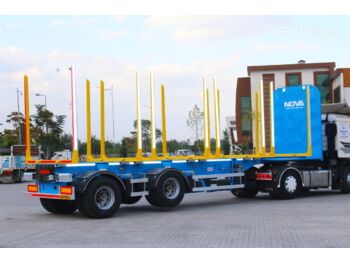 Semirremolque forestal Nova NEW - TIMBER SEMI TRAILER - PRODUCTION with BUNKS - 2023 MODEL