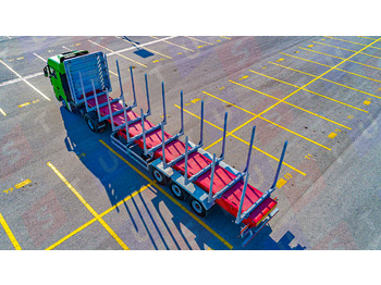STU 2 UNITS IN STOCKS - 3 SAF AXLE TIMBER TRAILER - Semirremolque forestal