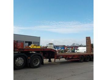  2000 King Tri Axle Step Frame Low Loader Trailer c/w Hydraulic Ramps - Semirremolque góndola rebajadas