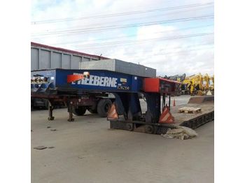  King Tri Axle Drop Neck Low Loader Trailer c/w Rear Steer - Semirremolque góndola rebajadas