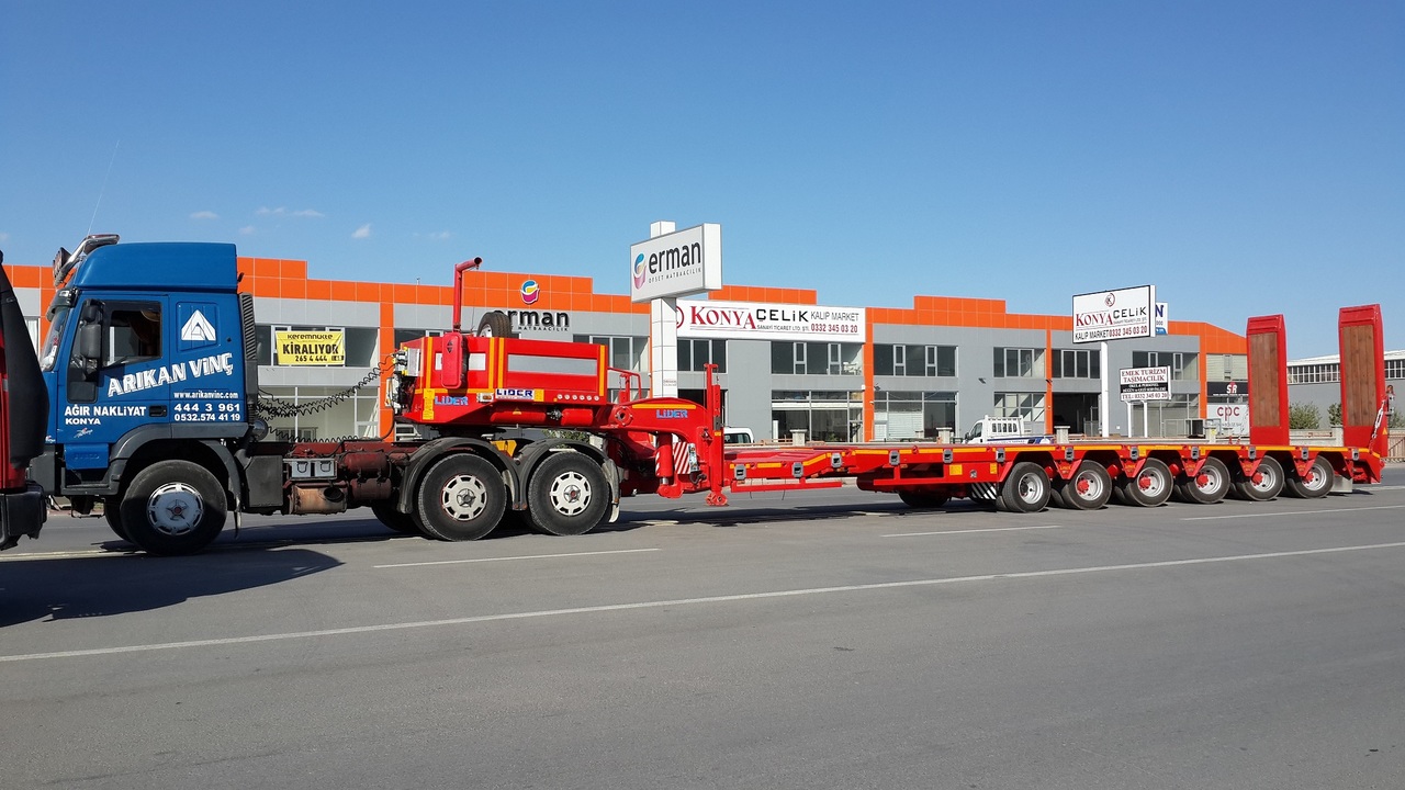 Semirremolque góndola rebajadas LIDER 2022 YEAR NEW MODELS containeer flatbes semi TRAILER FOR SALE: foto 7