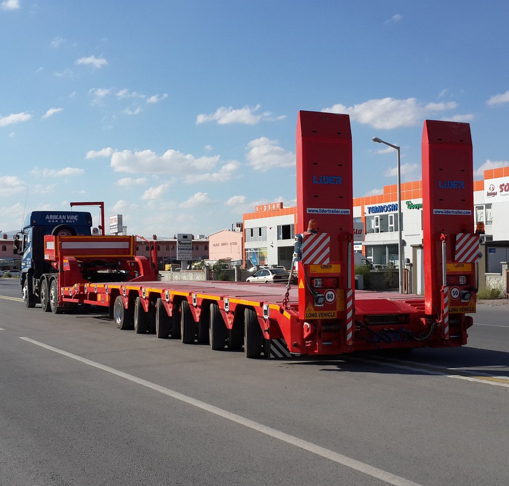 Semirremolque góndola rebajadas LIDER 2022 YEAR NEW MODELS containeer flatbes semi TRAILER FOR SALE: foto 9