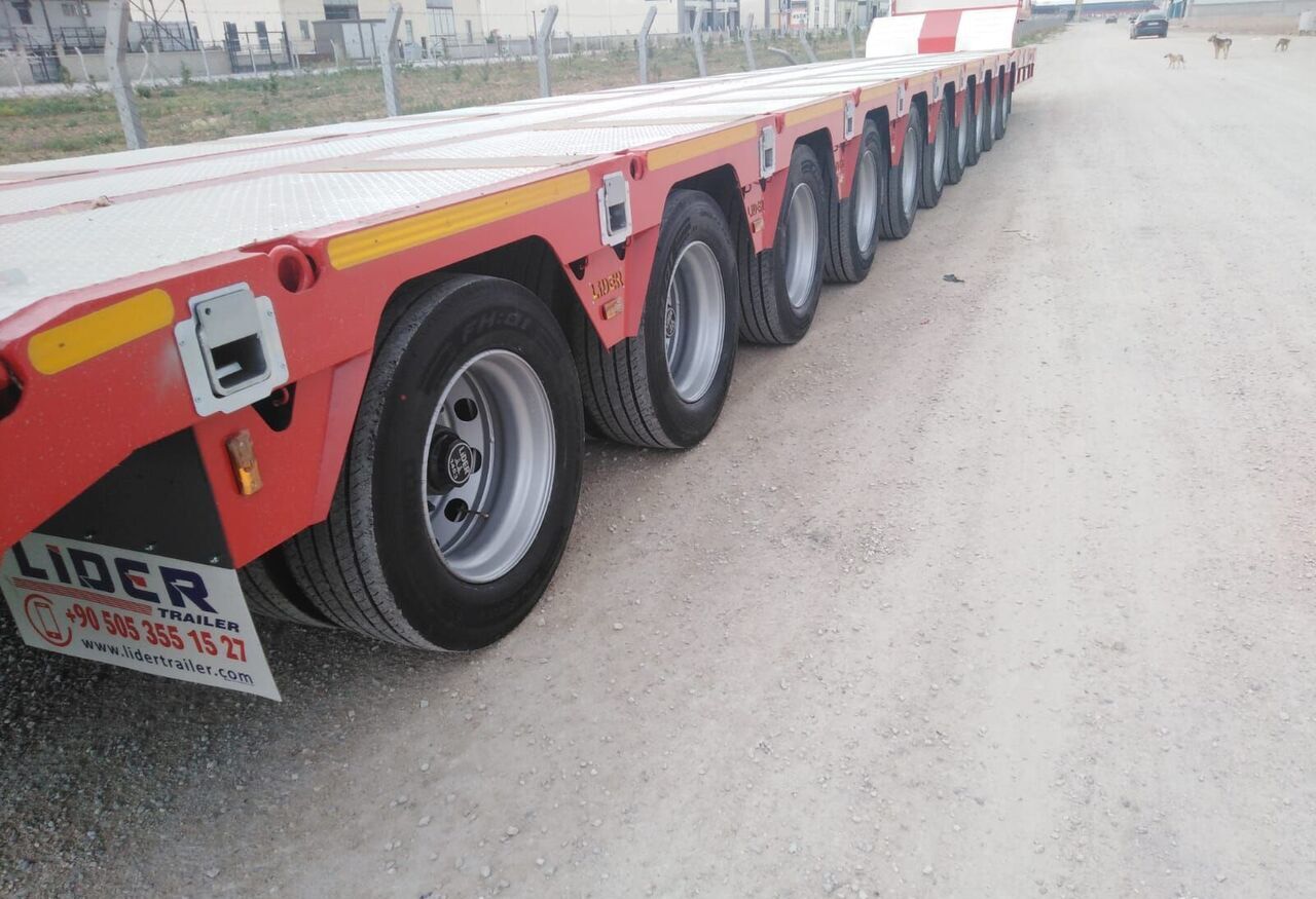 Semirremolque góndola rebajadas LIDER 2022 model 150 Tons capacity Lowbed semi trailer: foto 12