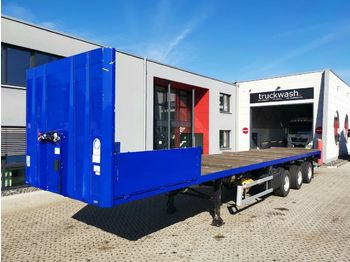 Schmidt Hagen / Stahltransport / 2 Lenkachse  - Semirremolque plataforma/ Caja abierta