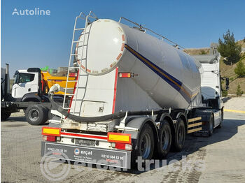  2016 KONZA 2 ROOM AXLE SLOBAS TRAILER 34M³ - semirremolque silo