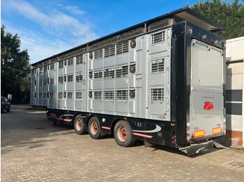 Michieletto 3 Stock  Vollausstattung Hubdach  - semirremolque transporte de ganado