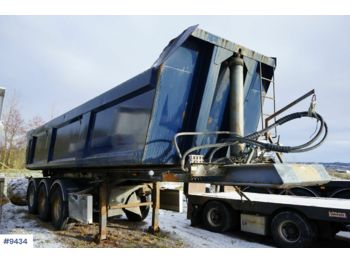  Nor-Slep 3 axle tipping semi with sliding bogie. - Semirremolque volquete