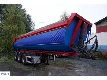  Nor Slep tipping semi w/asphalt canopy - Semirremolque volquete