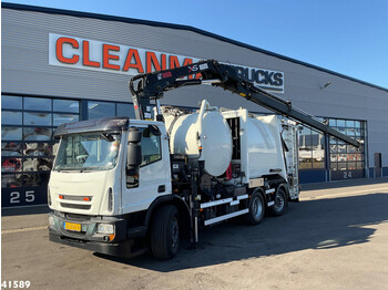 Ginaf C 3130 Hiab 16 ton/meter laadkraan + container Washing - Camión de basura
