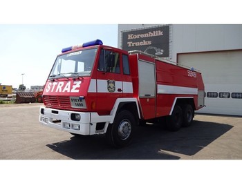 Camión de bomberos Steyr 1490 ---6X6 WITH 8000 LITER WATERTANK AND PUMP 1490