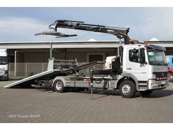 Mercedes-Benz 1322 L, 2x Winde, Schiebeplateau+Kran+Hubbrille  - Grua de remolque autos