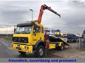 Mercedes-Benz SK 1729 * KRAN FASSI * BRILLE * WINDE * TOP ZUST  - Grua de remolque autos