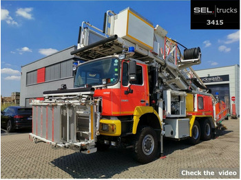 Camión de bomberos MAN FE 27.410 /6x6 / Rettungstreppe: foto 3