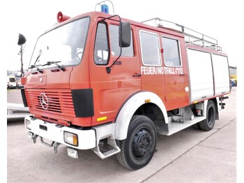 Camión de bomberos MERCEDES-BENZ 1019 AF LF16 4x4 DoKA AHK Feuerwehrwagen SFZ LÖS: foto 1