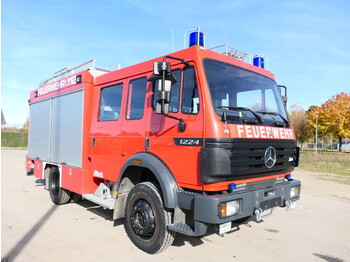 Camión de bomberos MERCEDES-BENZ 1224 AF LF 16/12 4x4 DoKa AHK METZ FEUERWEHR SFZ: foto 1