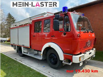 Camión de bomberos Mercedes-Benz 1222 Feuerwehr Doppelkabine LF16 nur 19.430 km: foto 1