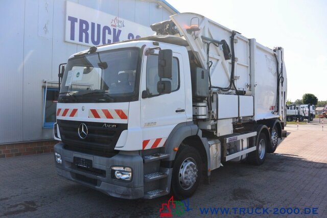 Camión de basura para transporte de basura Mercedes-Benz Axor 2529 Faun Überkopf Frontlader 25 m³ 1.Hand: foto 12