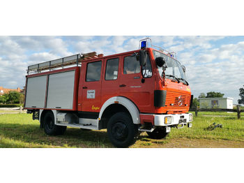 Camión de bomberos Mercedes-Benz Feuerwehr 1222 4x4 TLF 2500l Autobomba: foto 1