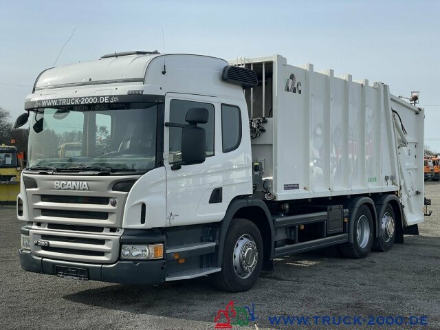 Camión de basura para transporte de basura Scania P320 Haller 21m³ Schüttung C-Trace Ident.4 Sitze: foto 8