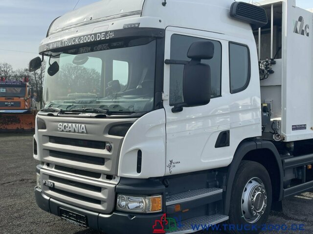 Camión de basura para transporte de basura Scania P320 Haller 21m³ Schüttung C-Trace Ident.4 Sitze: foto 7
