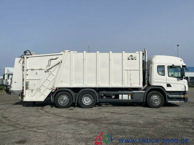 Camión de basura para transporte de basura Scania P320 Haller 21m³ Schüttung C-Trace Ident.4 Sitze: foto 12