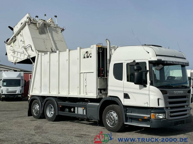 Camión de basura para transporte de basura Scania P320 Haller 21m³ Schüttung C-Trace Ident.4 Sitze: foto 11