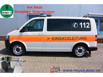 Ambulancia Volkswagen T5 2.0 TDI 4x4 4Motion Binz Notarzt-Rettung 1.Hd: foto 1