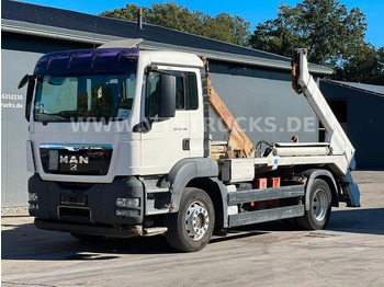 MAN TGS 18.400 Euro 5 4x2 Absetzkipper - Camión portacontenedor de cadenas: foto 1