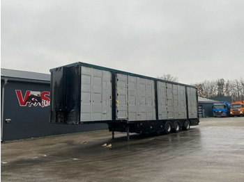 Menke 3.Stock mit Aggregat Hubdach Lenk/Lift - Semirremolque transporte de ganado: foto 1