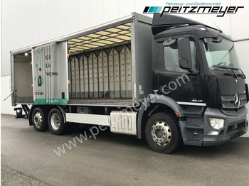 Camión transporte de bebidas MERCEDES-BENZ Antos 2543 LL Getränke Schiebeplane Retarder, 2 x AHK, LBW 2 t., Lenkachse: foto 2
