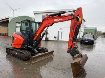 Miniexcavadora Kubota U56-5, Bj 20, 2540 BH, Tilt HS03, TL: foto 3