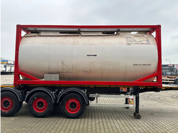 Semirremolque cisterna Burg 20FT ADR (EX/II, EX/III, FL, AT) Chassis + Tankcontainer 26.000L /3 baffels: foto 3