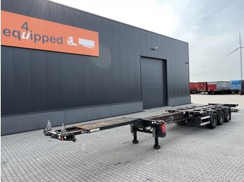 Semirremolque portacontenedore/ Intercambiable D-Tec FT-43-03V, 45FT multi HC-chassis, ADR, 3x extendable, liftaxle, BPW+drumbrakes: foto 1