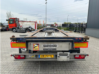 Semirremolque portacontenedore/ Intercambiable Van Hool 20FT/30FT, ADR (EX/II, EX/III, FL, AT), BPW + drum, ALCOA, galvanized, liftaxle, NL-Chassis: foto 4