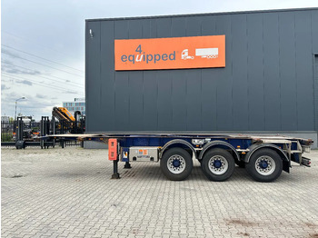 Semirremolque portacontenedore/ Intercambiable Van Hool 20FT/30FT, ADR (EX/II, EX/III, FL, AT), BPW + drum, ALCOA, galvanized, liftaxle, NL-Chassis: foto 2