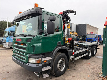 Camión multibasculante, Camión grúa Scania P400 6x4 HOOKLIFT + CRANE PALFINGER PK9001 EH - RETARDER - 5/6F + ROTATOR + RADIO - WB 3m90 - EURO 5 - HUB REDUCTION / SPRING - BE TRUCK: foto 3 Camión multibasculante, Camión grúa Scania P400 6x4 HOOKLIFT + CRANE PALFINGER PK9001 EH - RETARDER - 5/6F + ROTATOR + RADIO - WB 3m90 - EURO 5 - HUB REDUCTION / SPRING - BE TRUCK: foto 3
