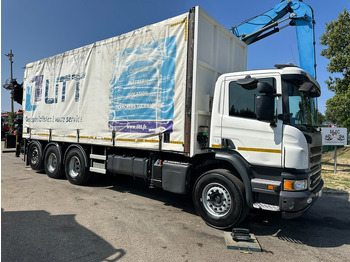 Camión grúa Scania P410 8x4 TRIDEM + CRANE HIAB 244 EP-4 HIDUO - RETARDER - LIFT + STEERING AXLE - *327.000km* - RADIO: foto 2