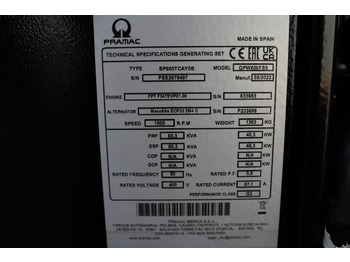 Generador industriale Pramac GPW60I/FS5 Diesel, 60 kVA, Also Available For Rent: foto 5 Generador industriale Pramac GPW60I/FS5 Diesel, 60 kVA, Also Available For Rent: foto 5