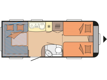 Caravana Wohnwagen Hobby De Luxe 515 UHL: foto 1