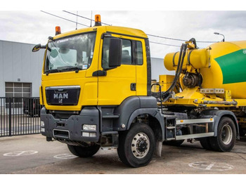 Camión hormigonera MAN TGS 18.360 BLS-4X4 + MIXER 10M3: foto 4