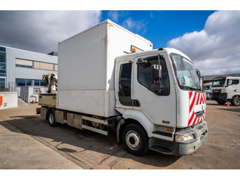 Camión caja abierta, Camión grúa Renault MIDULM 220 DCI - PAFLINGER PK 6001: foto 2