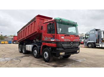 Camión volquete Mercedes-Benz Actros 4143 (GRAND PONT / BOITE MANUELLE / LAMES / 8X4 / STEEL SUSP.): foto 3