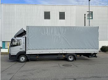 Furgoneta con caja de lona Mercedes-Benz Atego 823L Pritsche 7,2m LBW Klima Automatik: foto 4