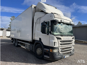 Camión caja cerrada Scania P400 Box truck with tail lift: foto 2