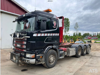 Camión multibasculante SCANIA R164