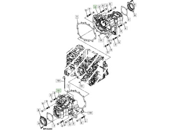 Eje posterior JOHN DEERE